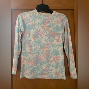Salt Life Girl’s Pastel Tropical  Long Sleeve SLX (Drifit) Shirt NWT